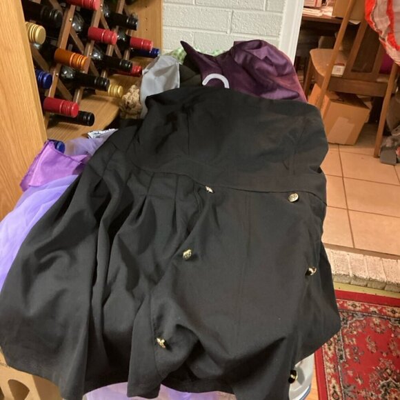 Black strapless, pleaded gold buttons, mini dress size 3X fashion nova - Picture 2 of 5